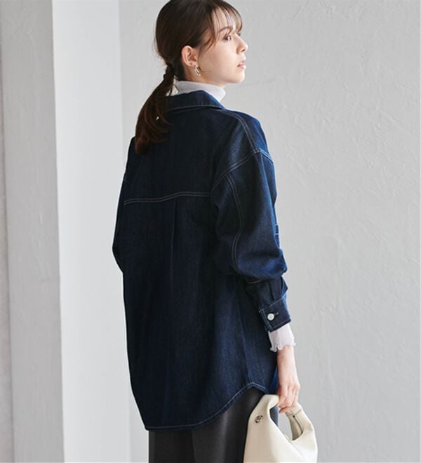 RANAN（ラナン）の「デニム素材オーバーサイズジャケット（その他ジャケット）」｜詳細画像