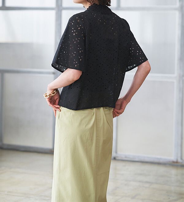 RANAN（ラナン）の「レースコンビブラウス（ブラウス）」｜詳細画像