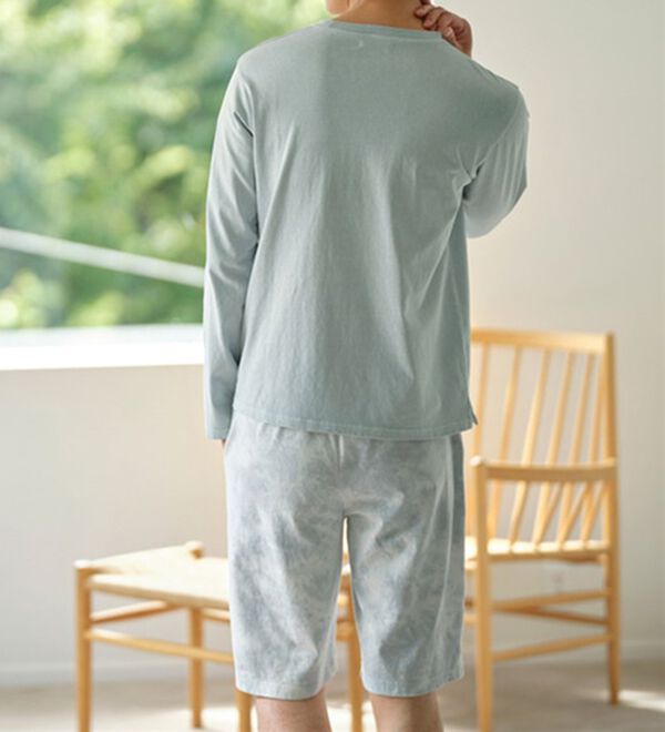 YU'NOW（ユナウ）の「【上下２点セット】ＵＳＡコットンＴシャツ＆パンツセット＜ユニセックス＞（パジャマ・ルームウェア）」｜詳細画像