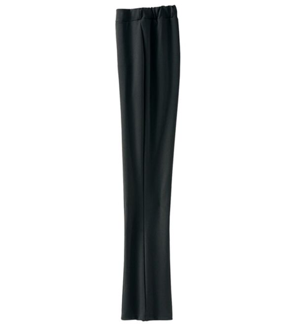 BELLUNA（ベルーナ）の「日本製美脚ブーツカットパンツ（フルレングスパンツ）」｜黒