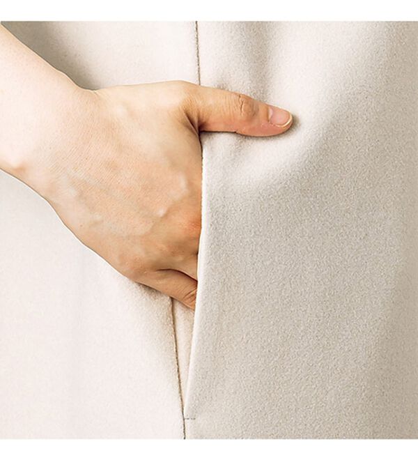 VINNO（ヴィノ）の「裾ファスナー使いロングワンピース（ロングワンピース）」｜詳細画像