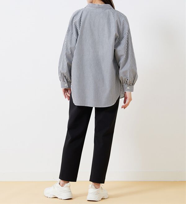 BELLUNA（ベルーナ）の「ツイルジャージー素材テーパードパンツ（テーパードパンツ）」｜詳細画像