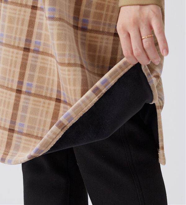 BELLUNA（ベルーナ）の「ふんわりなめらか裏ベロアワンピース（カットソーワンピース）」｜詳細画像