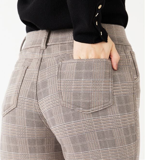 BELLUNA（ベルーナ）の「【あったか仕様♪】すっきり見え！裏ファーパンツ（フルレングスパンツ）」｜詳細画像