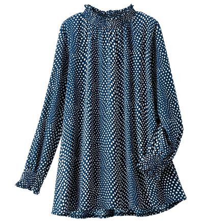 BELLUNA（ベルーナ）の「春に映えるプリントブラウス（アンサンブル）」