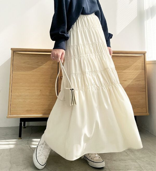 シャーリングフレアスカート - ベルーナ【公式】 