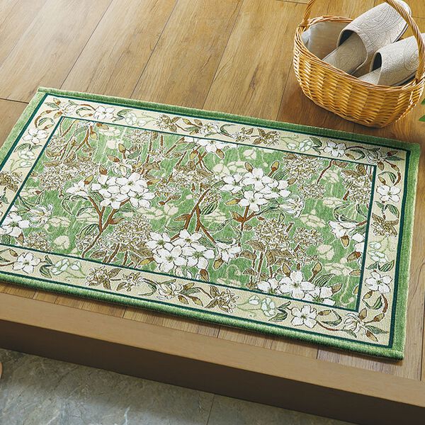 「ゴブラン織玄関マット「リリー」（玄関マット）」｜詳細画像