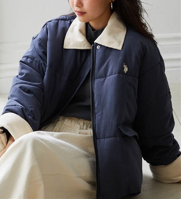RANAN（ラナン）の「＜U.S.POLO ASSN.＞ワークデザイン中綿ブルゾン（ブルゾン）」｜詳細画像