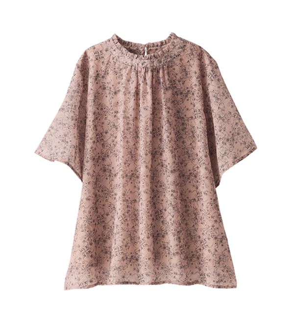 BELLUNA（ベルーナ）の「〈日比谷花壇〉フリル衿シフォンブラウス（ブラウス）」｜詳細画像