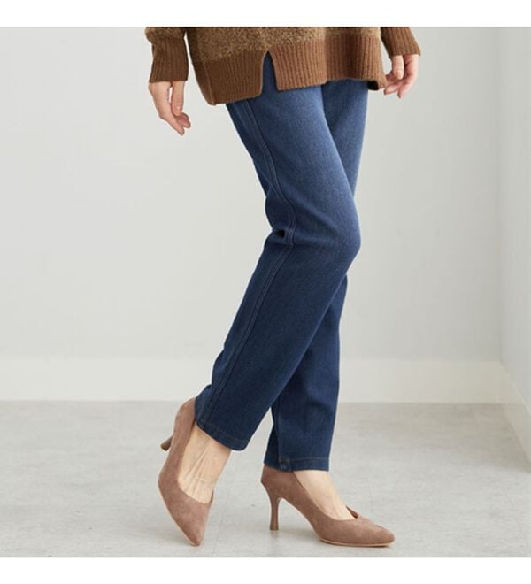 BELLUNA（ベルーナ）の「あったか！裏フリースストレッチパンツ（フルレングスパンツ）」｜詳細画像