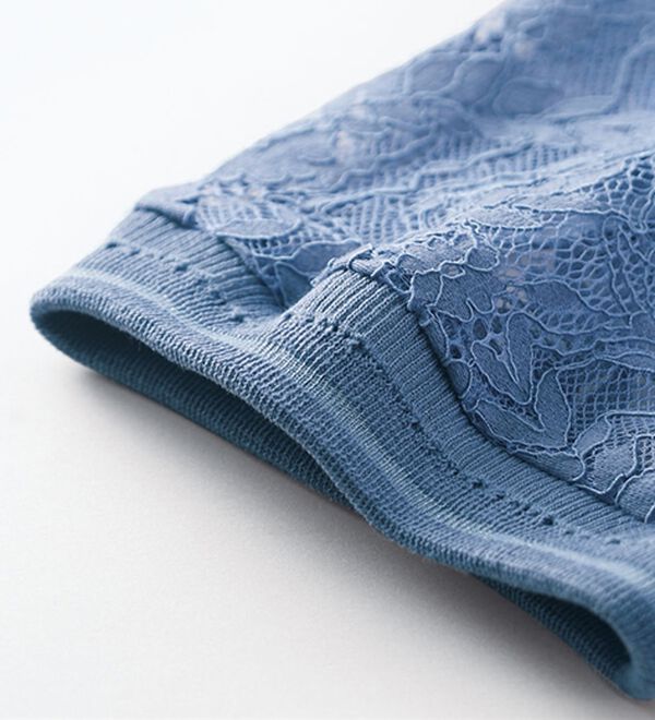 BELLUNA（ベルーナ）の「リブデザインレースプルオーバー（ブラウス）」｜詳細画像