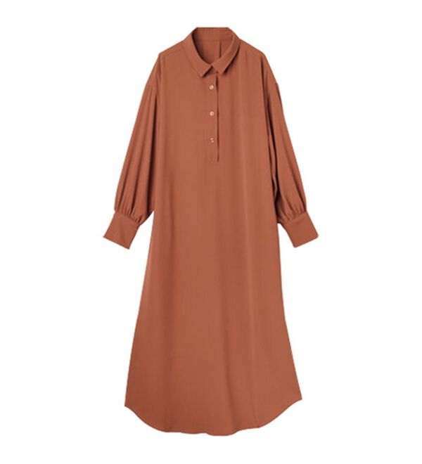 RANAN（ラナン）の「ボリューム袖シャツワンピース（シャツワンピース）」｜詳細画像