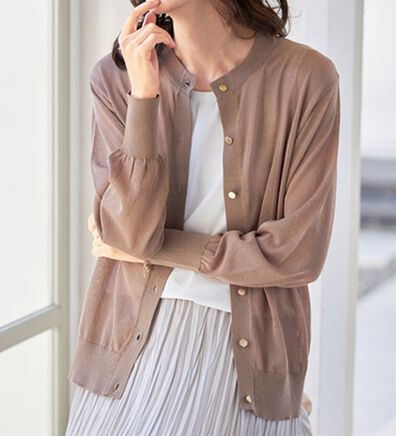 BELLUNA（ベルーナ）の「ヒンヤリ冷感！レギュラーカーディガン（ニットカーディガン）」