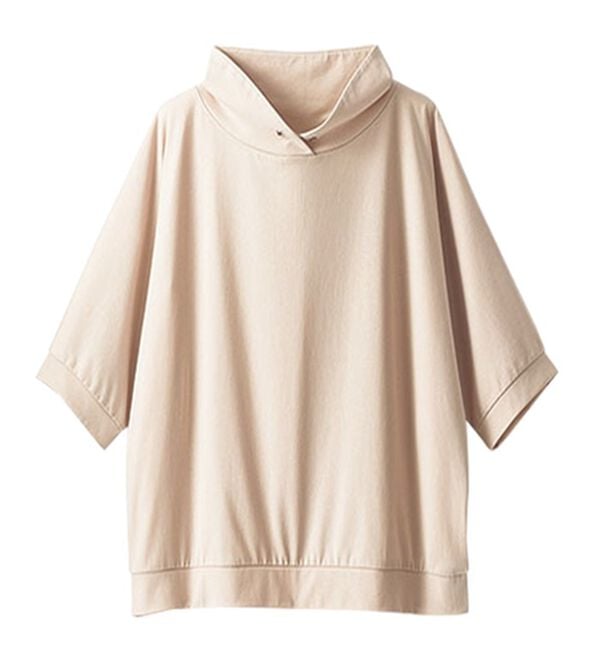 BELLUNA（ベルーナ）の「フード風衿デザインプルオーバー（カットソー）」｜詳細画像