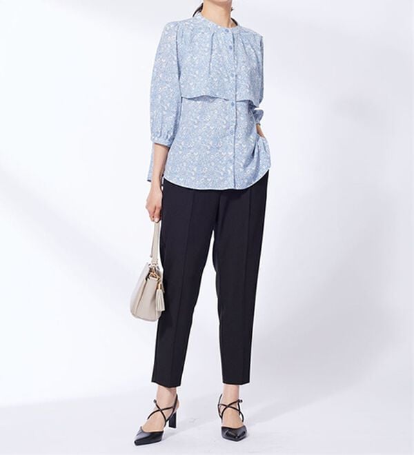 BELLUNA（ベルーナ）の「サラサラ美脚テーパードパンツ（テーパードパンツ）」｜詳細画像