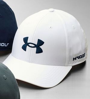 「＜アンダーアーマー＞選べるスポーティキャップ（メンズ帽子）」｜ホワイト