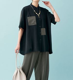 BELLUNA（ベルーナ）の「ストライプ使いバルーンデザインセットアップ（セットアップ）」｜詳細画像