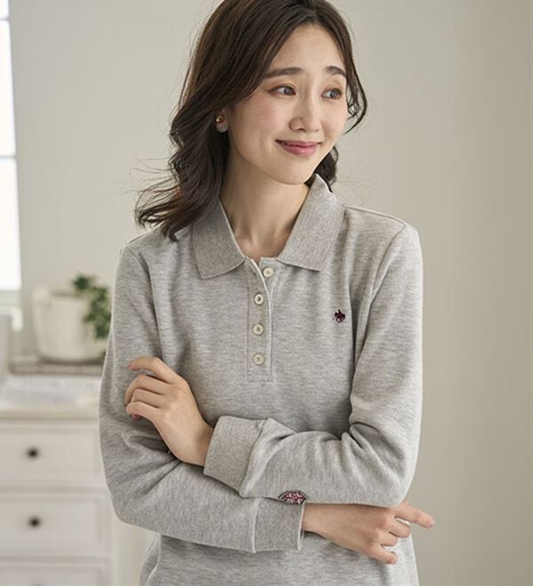 BELLUNA（ベルーナ）の「【ＰＯＬＯ　ＢＣＳ】裏起毛かのこポロシャツ（ポロシャツ）」｜詳細画像