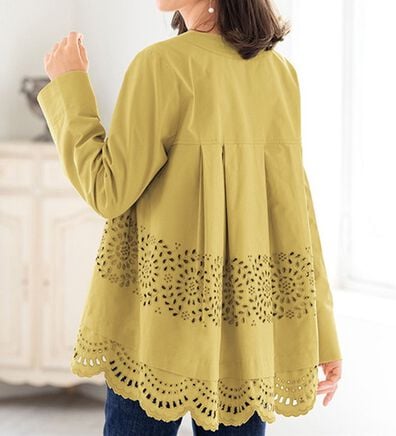 ルフラン（ルフラン）の「カットワークレース切替ブルゾン（ブルゾン）」