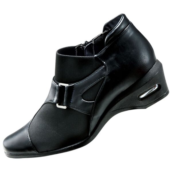 BELLUNA（ベルーナ）の「４Ｅエアソールストレッチブーティ（ブーツ）」｜黒