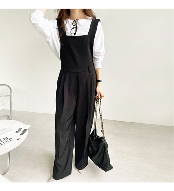 GeeRA（ジーラ）の「バックデザインサロペット（オールインワン）」｜詳細画像