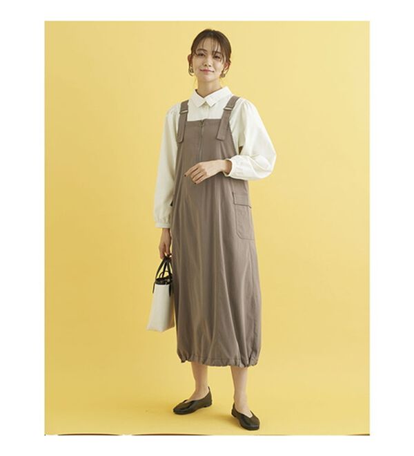 コクーンシルエットジャンパースカート - ベルーナ【公式】 