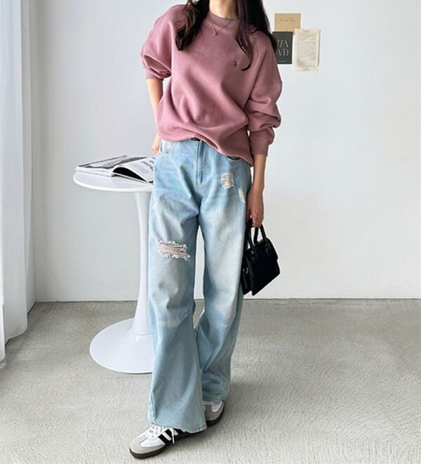 GeeRA（ジーラ）の「【U.S. POLO ASSN.】表ピーチ裏起毛スウェット（トレーナー・スウェット）」｜詳細画像