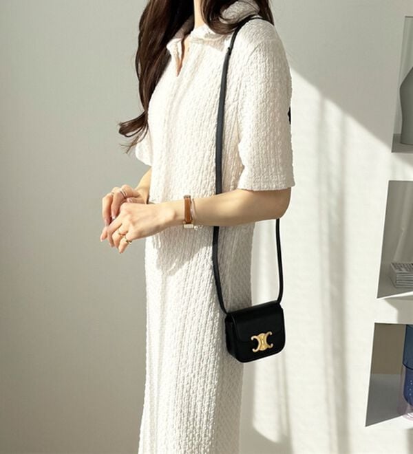 GeeRA（ジーラ）の「全骨格細見え！表面感素材マーメイドワンピース（その他ワンピース）」｜詳細画像