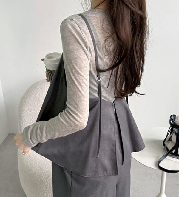 GeeRA（ジーラ）の「セットアップ風キャミソールサロペット（オールインワン）」｜詳細画像