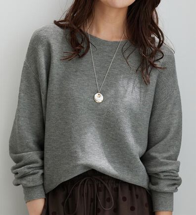 BELLUNA（ベルーナ）の「ラメ調もちもちニットプルオーバー（ニット・セーター）」