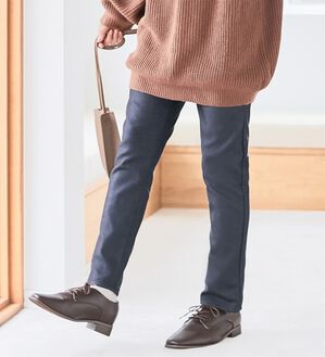 Viola e Viola（ヴィオラ エ ヴィオラ）の「あったか裏フリースチュニックパンツ（フルレングスパンツ）」｜詳細画像