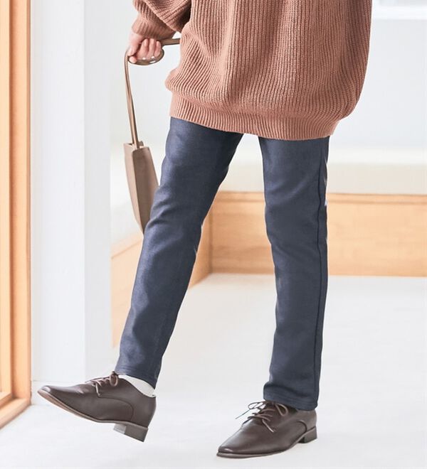 Viola e Viola（ヴィオラ エ ヴィオラ）の「あったか裏フリースチュニックパンツ（フルレングスパンツ）」｜詳細画像