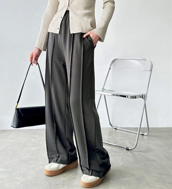 GeeRA（ジーラ）の「フロントラインスウェットパンツ（フルレングスパンツ）」｜チャコール