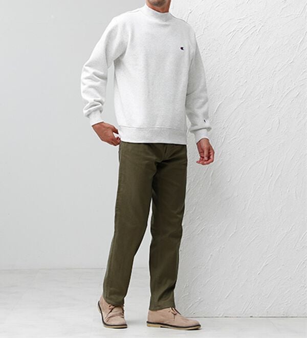 「＜チャンピオン＞モックネック裏起毛トレーナー（メンズトレーナー）」｜詳細画像