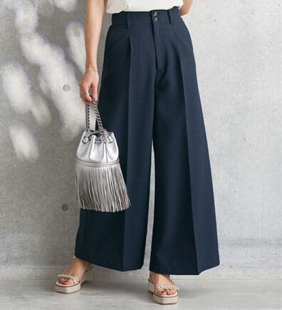 BELLUNA（ベルーナ）の「美脚ワイドパンツ（ワイドパンツ・ガウチョ）」