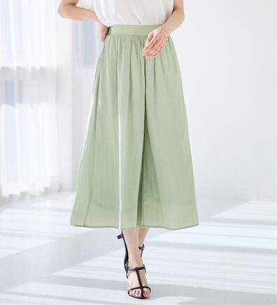 alotta（アロッタ）の「【選べる２丈】柄＆無地アソートさらさらワイドパンツ（ワイドパンツ・ガウチョ）」