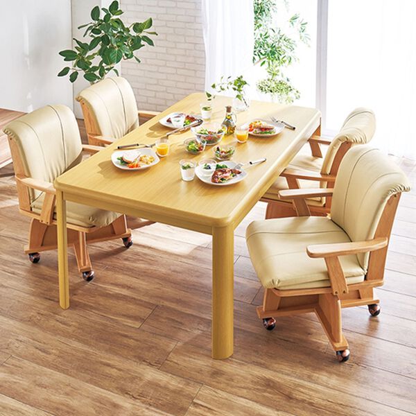 「はっ水ダイニングこたつシリーズ（こたつテーブル）」｜ナチュラル