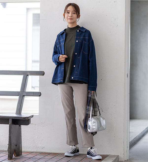 BELLUNA（ベルーナ）の「もちもちニットゆったり快適チュニック（チュニック）」｜詳細画像