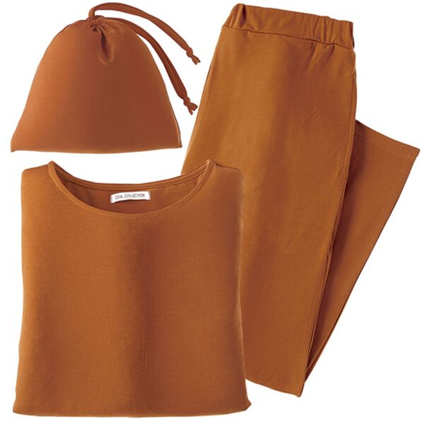 BELLUNA（ベルーナ）の「【２着組】ヒンヤリ冷感！イージーセットアップ（セットアップ）」｜詳細画像