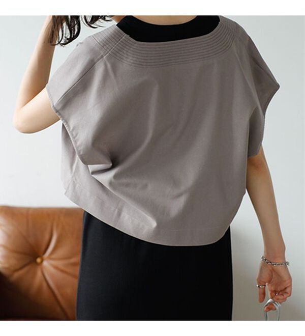 GeeRA（ジーラ）の「アメスリリブワンピ＆ベストセット（カットソーワンピース）」｜詳細画像