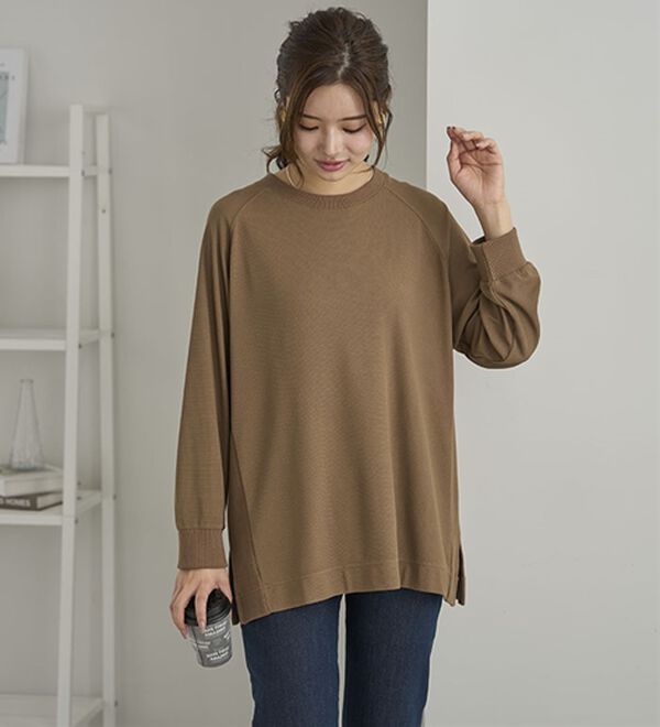 BELLUNA（ベルーナ）の「サイド切替ゆったりチュニック（チュニック）」｜詳細画像