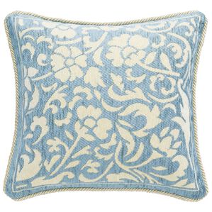 「イタリア製ジャカード織センターカバー「ヴェローナ」（ソファーカバー）」｜ライトブルー