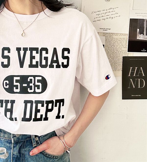 GeeRA（ジーラ）の「【ｃｈａｍｐｉｏｎ】ロゴＴシャツ（Tシャツ）」｜詳細画像