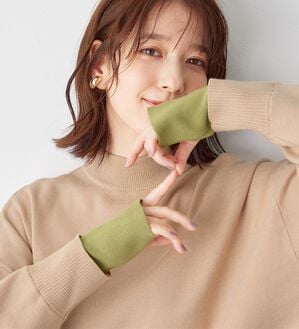 Viola e Viola（ヴィオラ エ ヴィオラ）の「洗えるもちもちレイヤード風ドルマンニット（ニット・セーター）」｜詳細画像