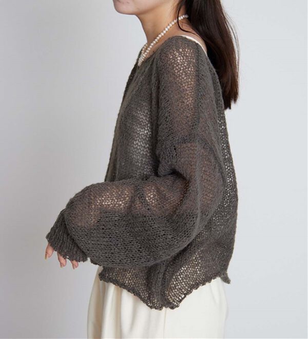 ロエンroenスカルモヘアセーター希少 THUNDER ROAD KNIT（ニット/セーター）｜ROEN（ロエン）のファッション