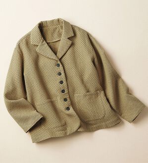 BELLUNA（ベルーナ）の「綿１００％ふんわり３重ガーゼジャケット（その他ジャケット）」｜詳細画像