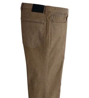 「＜コムルヴァン・オム＞＋８．９℃の素材カラージーンズ（メンズデニムパンツ）」｜ブラウン