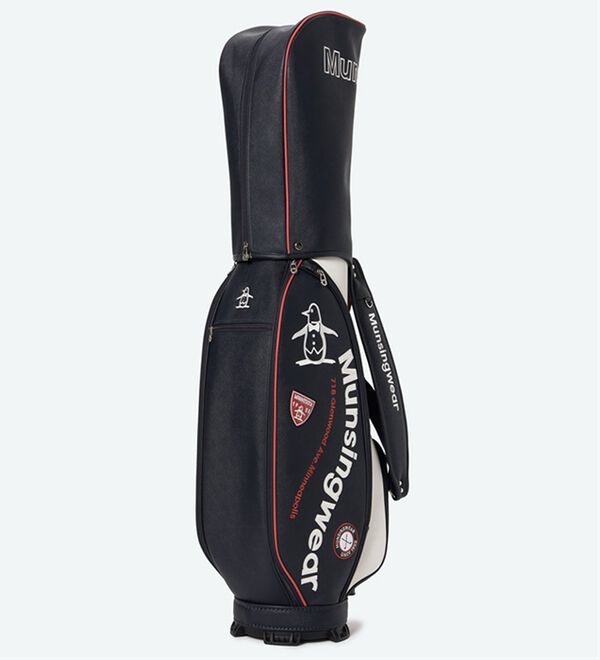 「＜マンシングウェア＞９．０カープロゴキャディバッグ（メンズゴルフグッズ）」｜詳細画像