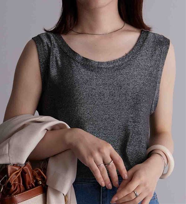 RANAN（ラナン）の「ひんやり！ラメタンクトップ（タンクトップ・キャミソール）」｜詳細画像