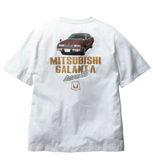 「俺の名車シリーズ　Ｔシャツ・トレーナー（メンズトレーナー）」｜ホワイト(ギャラン・Tシャツ)